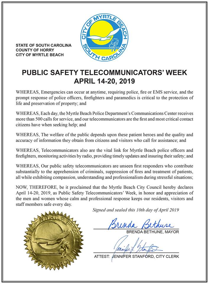 Public Safety Telecommunications Week